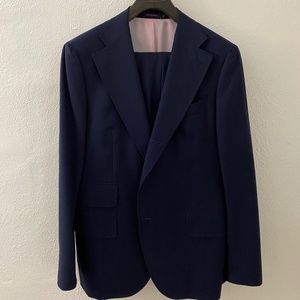Suitsupply Navy Custom Suit Full Canvas US46/EU56